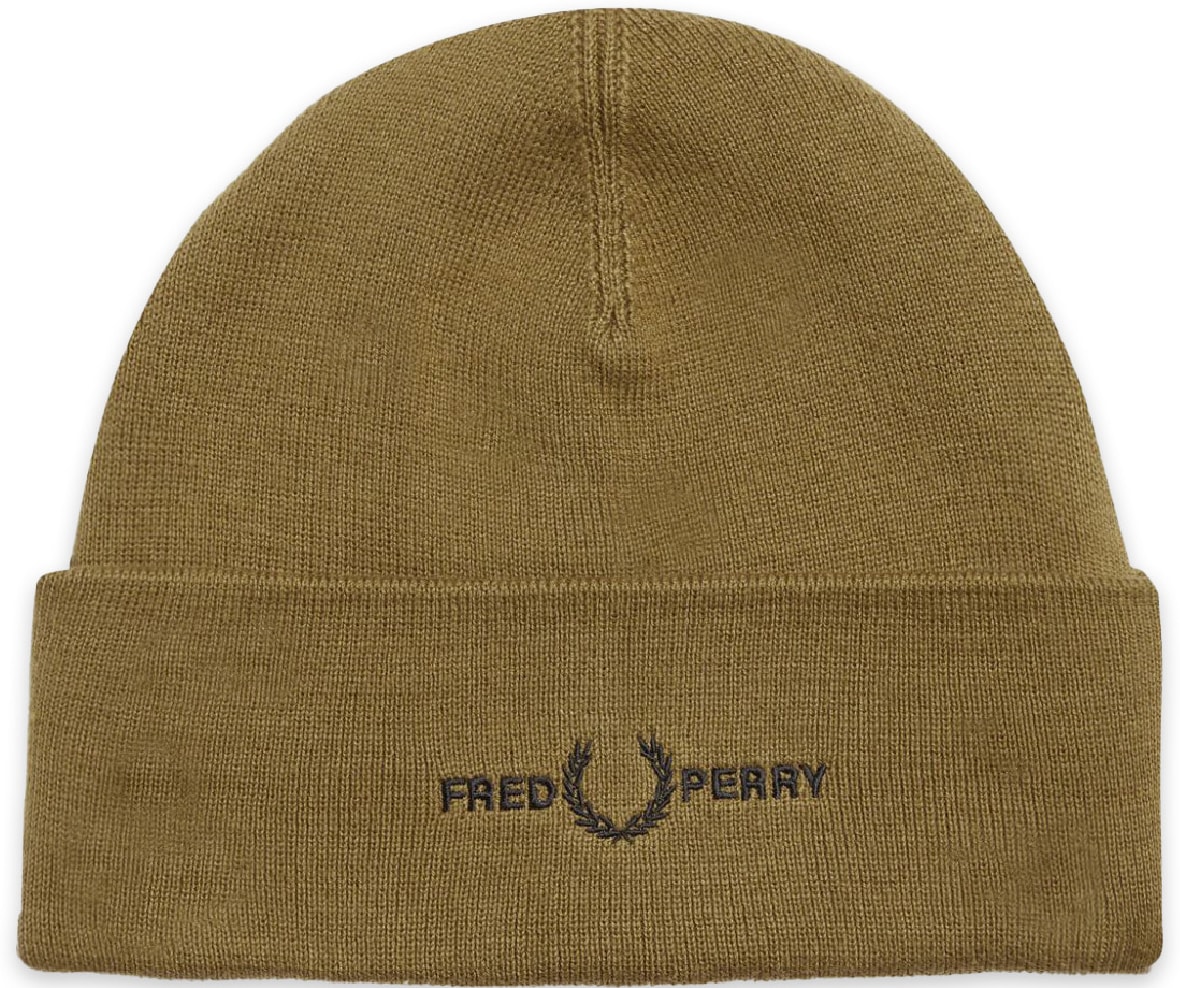 Fred Perry: Brun Bonnet Graphique Brun - 1