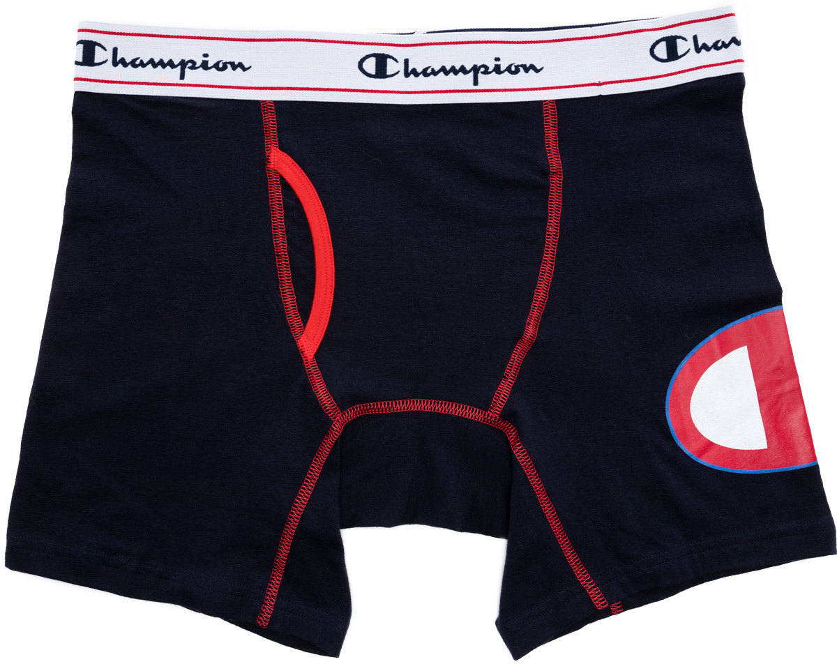 Champion: Blue C Logo Boxer Briefs - 1