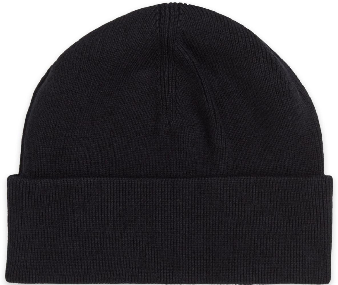 Fred Perry: Noir Bonnet en Tricot Noir - 2