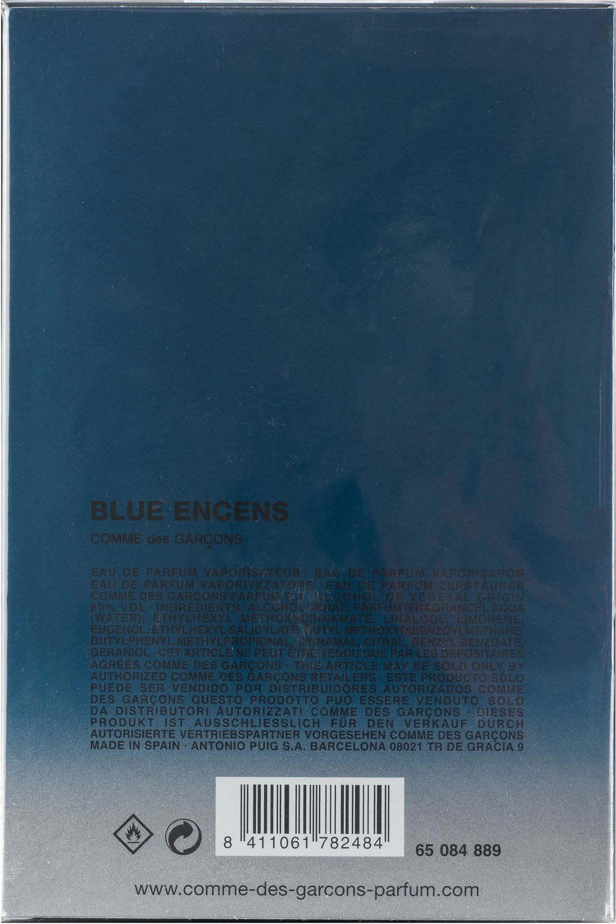 Comme des Garçons Parfum: Multicolor Blue Encens Eau de Parfum - 3