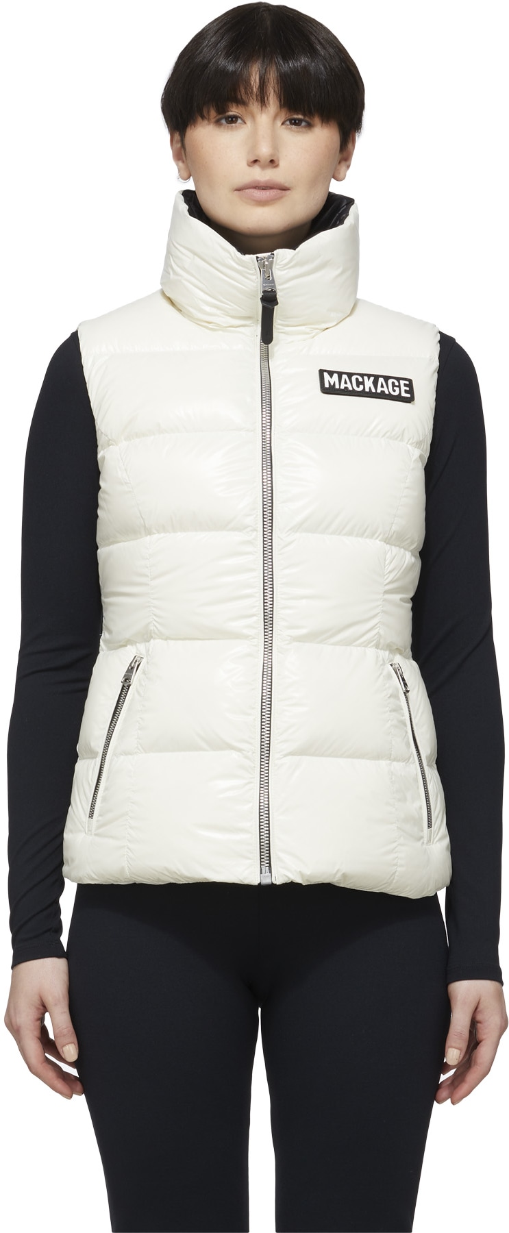 Mackage: White Chaya Vest - 1