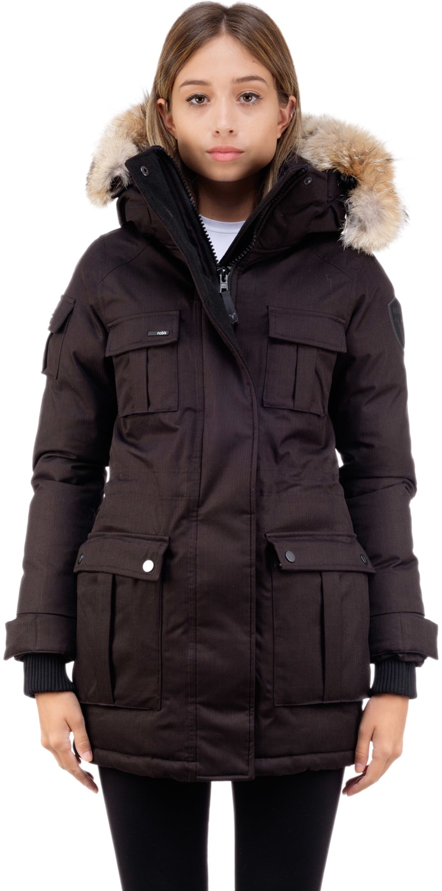 Nobis: Black Cindy Parka - 1