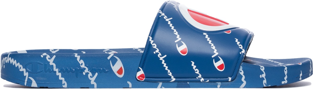 Champion: Bleu Sandales IPO Repeat Slide Bleu - 1
