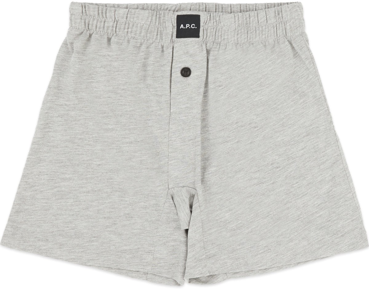 A.P.C.: Grey Cabourg Boxer Shorts - 1