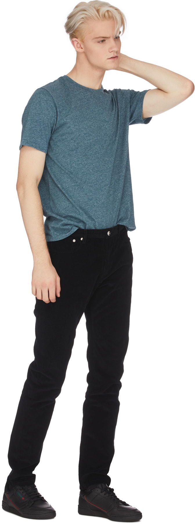 A.P.C.: Bleu T-Shirt Jimmy Bleu - 4