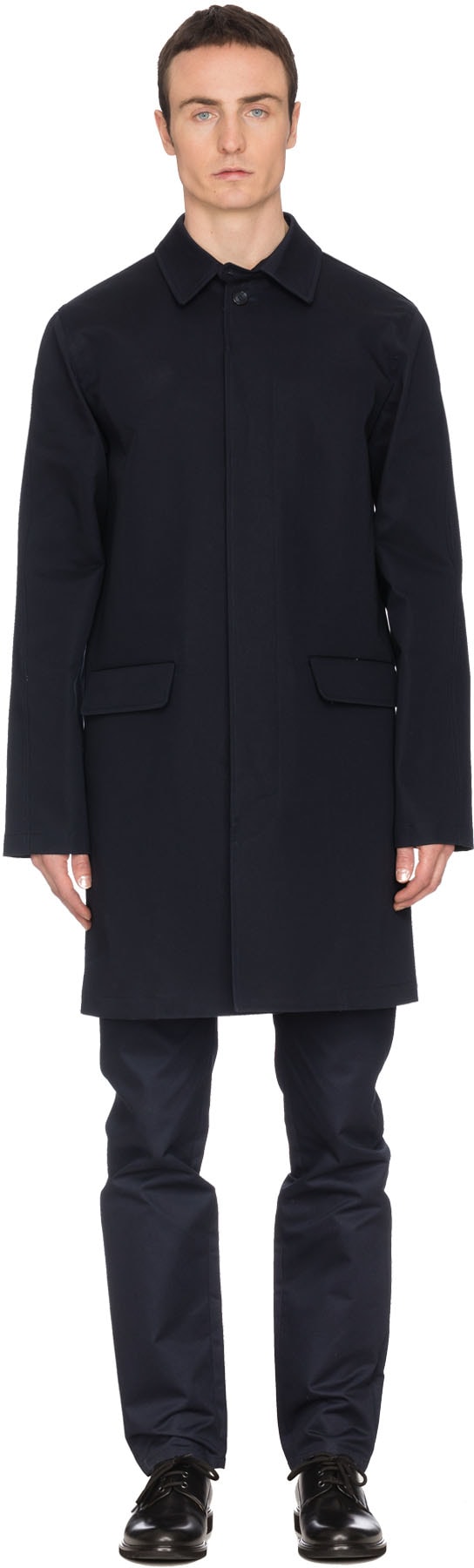 A.P.C.: Blue Mac Coat - 1