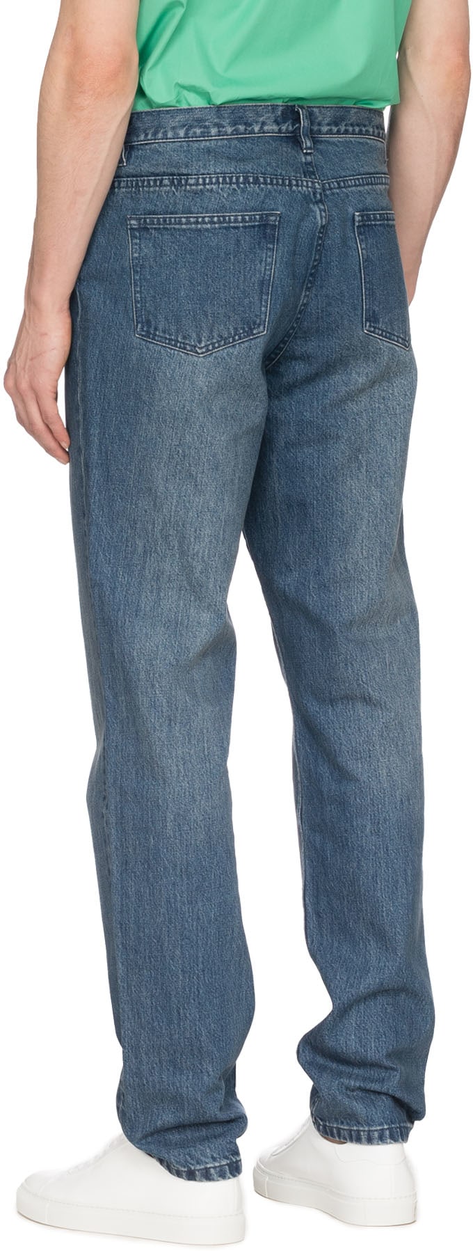 A.P.C.: Blue Baggy Jeans - 3