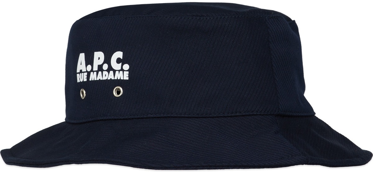 A.P.C.: Blue Alex Bucket Hat - 2