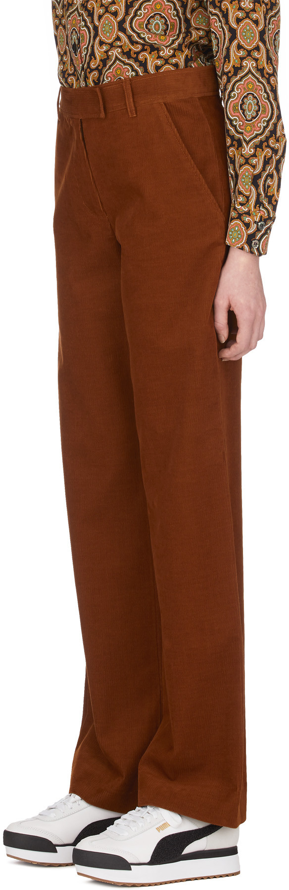 A.P.C.: Brown Albane Pants - 2