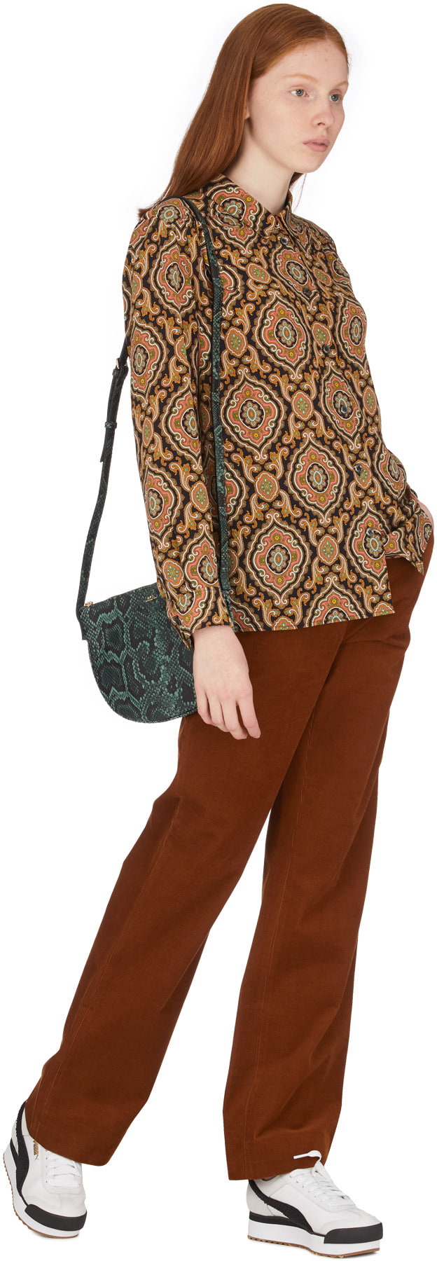 A.P.C.: Brown Albane Pants - 4