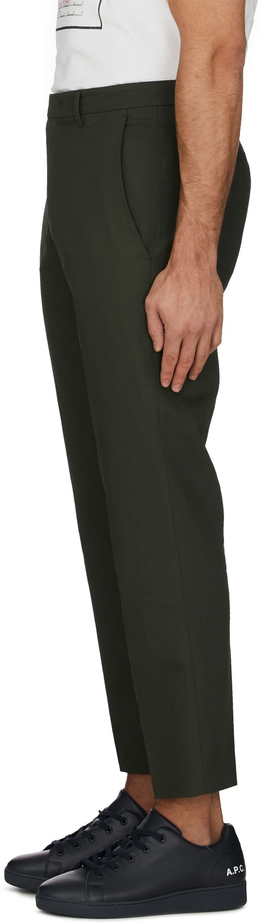 A.P.C.: Green Rapha Pants - 2