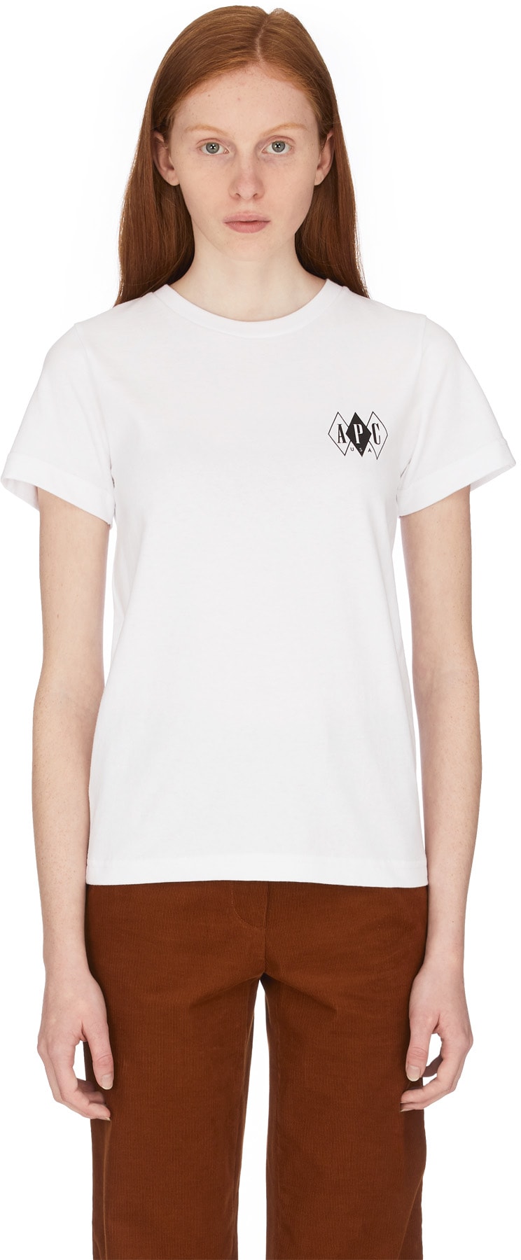 A.P.C.: White Abram T-Shirt - 1