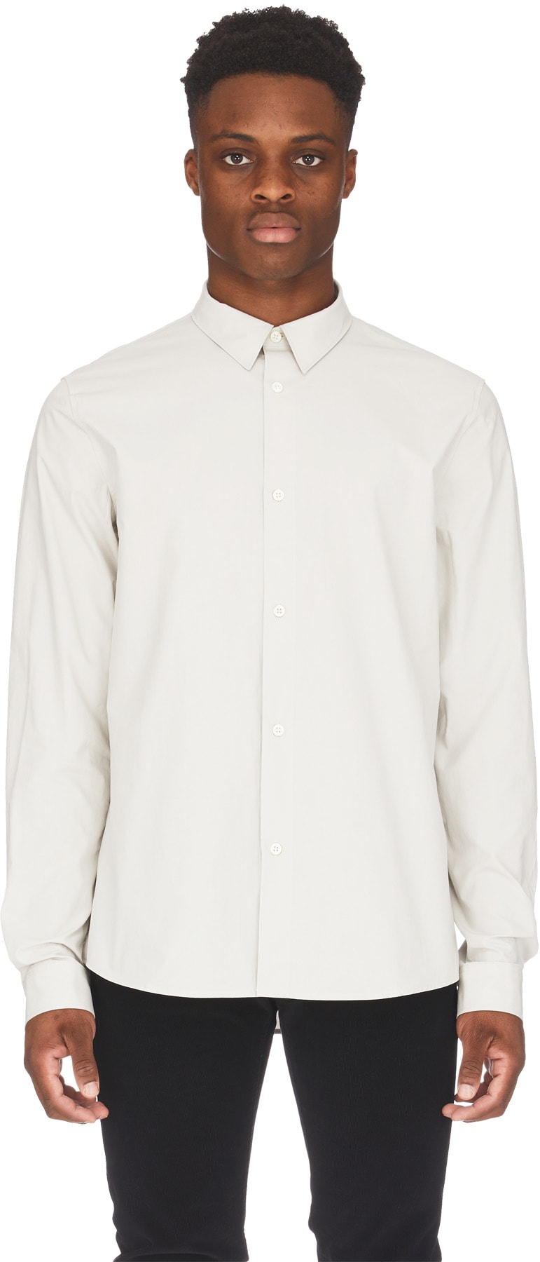 A.P.C.: Grey Casual Shirt - 1