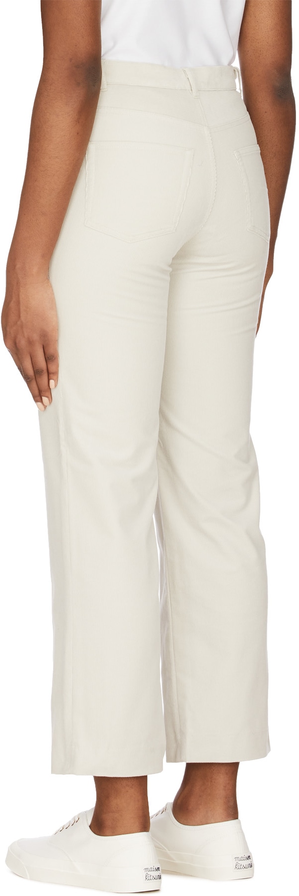 A.P.C.: White Jean Pants - 3