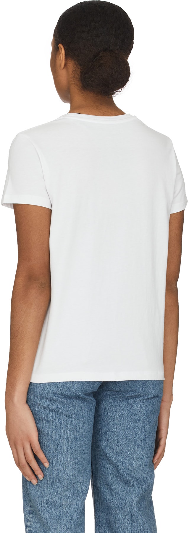 A.P.C.: White Stamp T-Shirt - 3