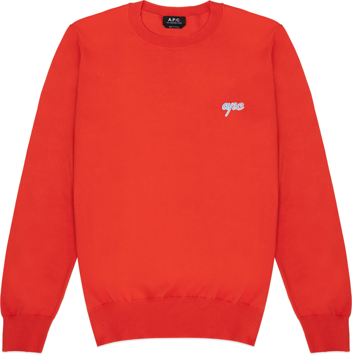 A.P.C.: Rouge Pull en Tricot Otis Rouge - 1