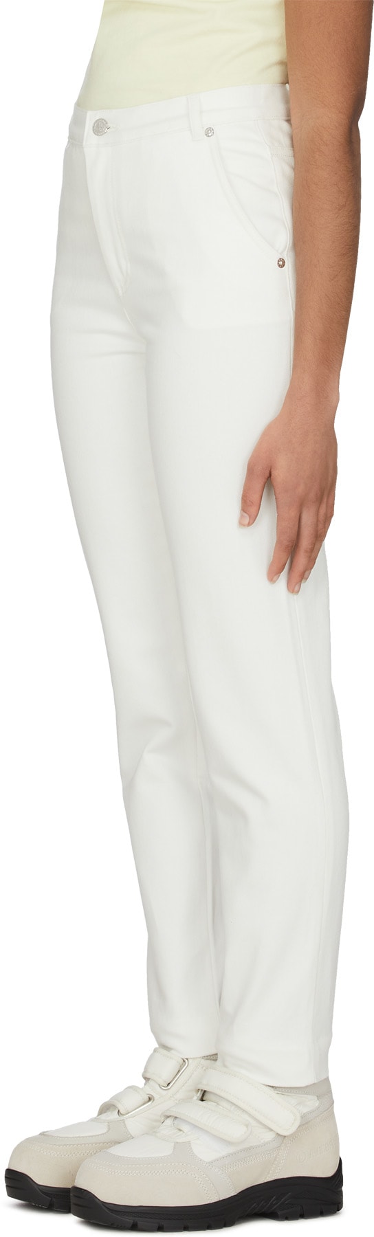 A.P.C.: White Chic Jeans - 2