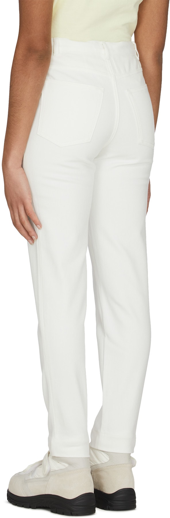 A.P.C.: White Chic Jeans - 3