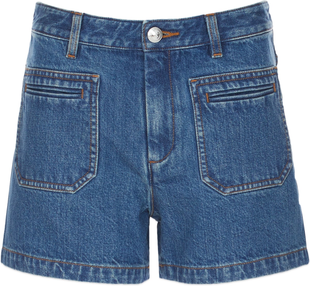 A.P.C.: Blue Roma Shorts - 1