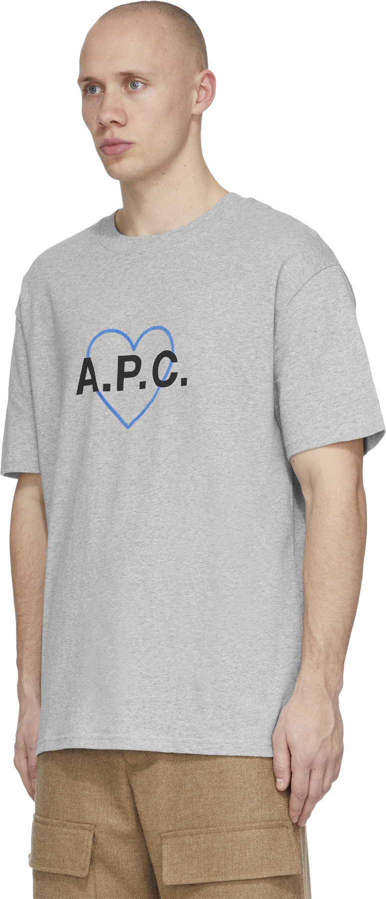 A.P.C.: Grey Romeo T-Shirt - 2