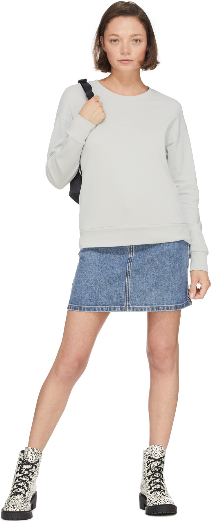 A.P.C.: Grey Annie Crew Sweater - 4