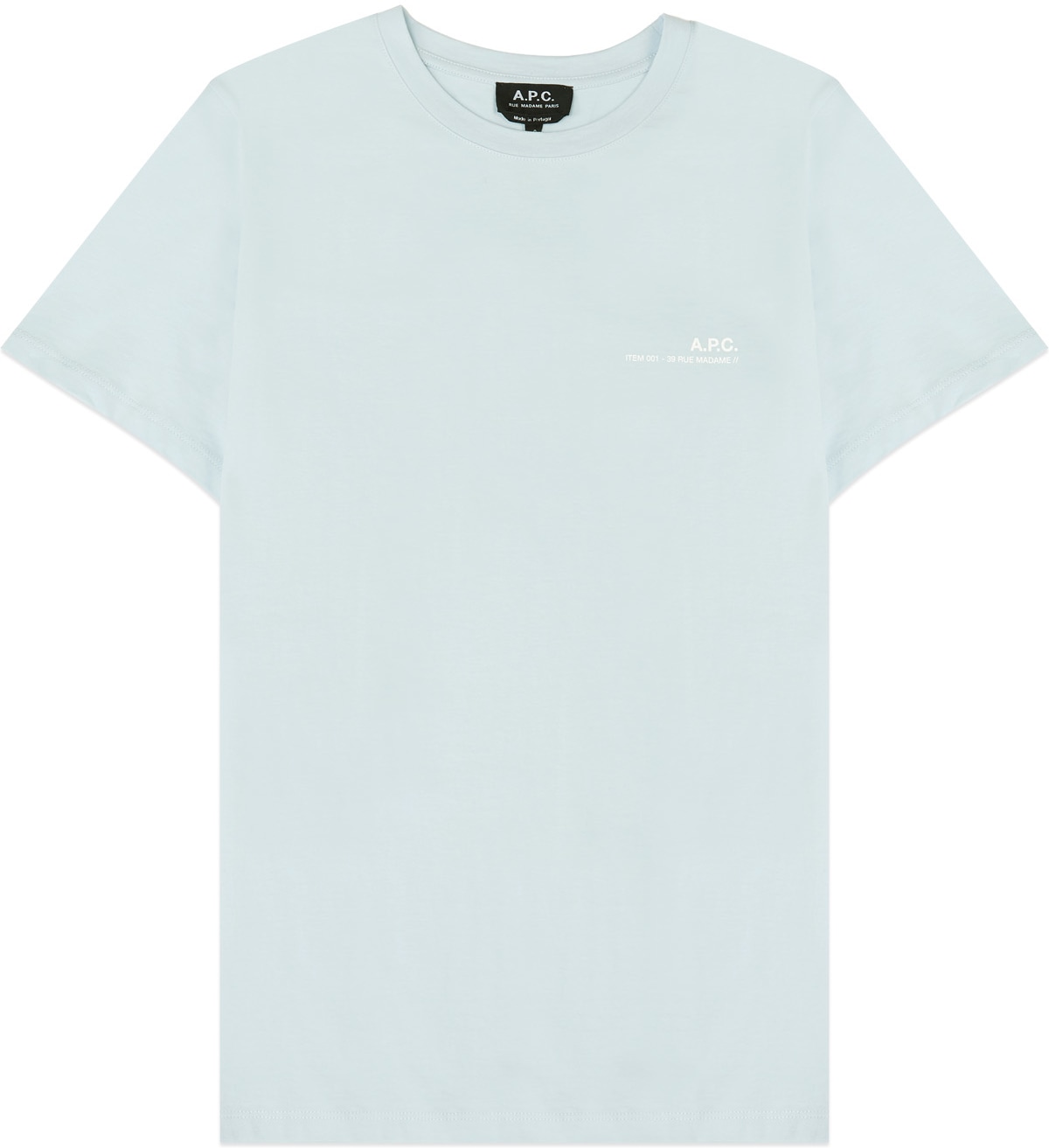 A.P.C.: Blue Item T-Shirt - 1