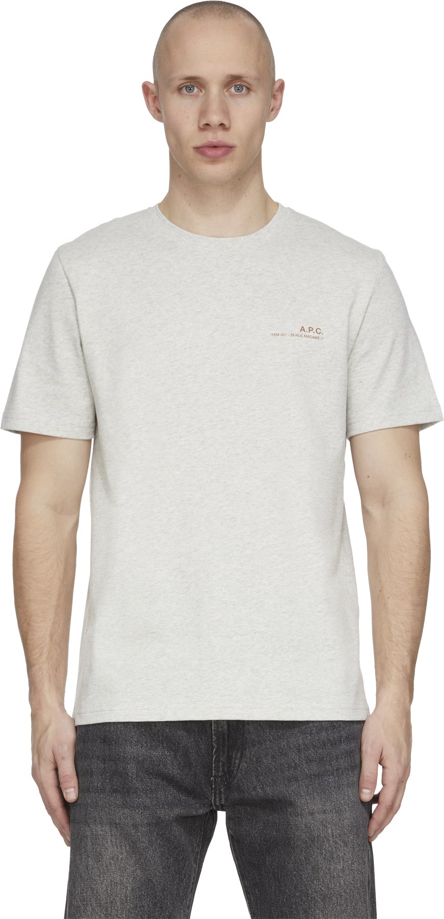 A.P.C.: Grey Item T-Shirt - 1