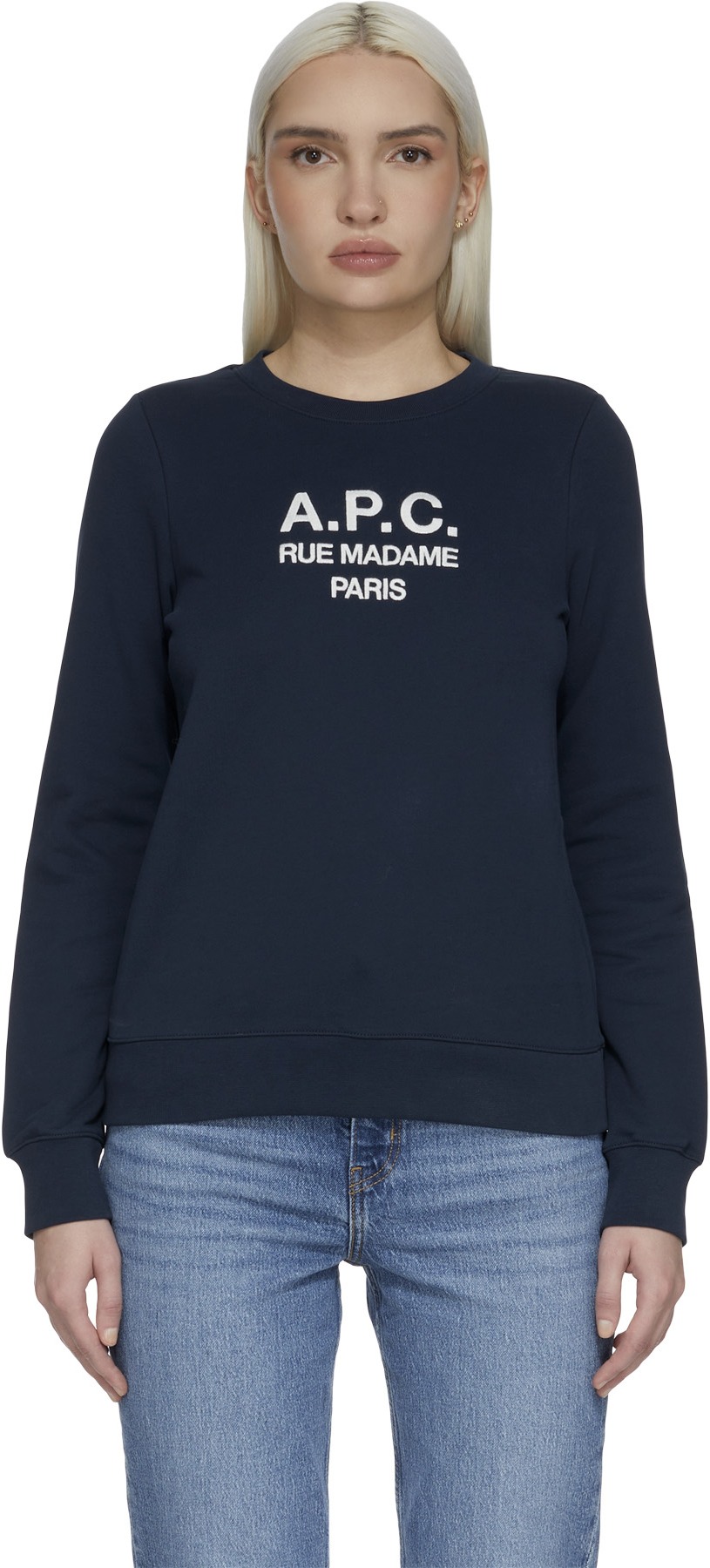 A.P.C.: Bleu Pull Tina Bleu - 1