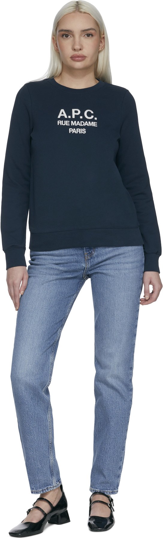 A.P.C.: Bleu Pull Tina Bleu - 4