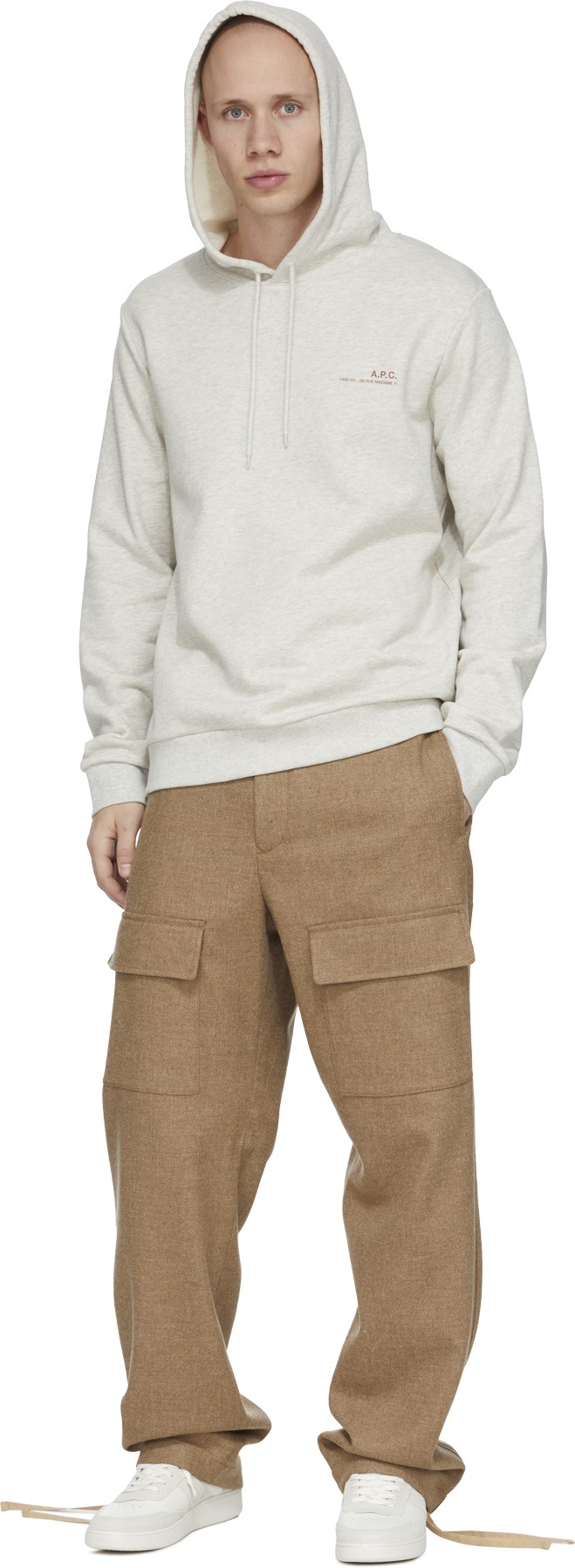 A.P.C.: Neutrals Item H Hoodie - 4