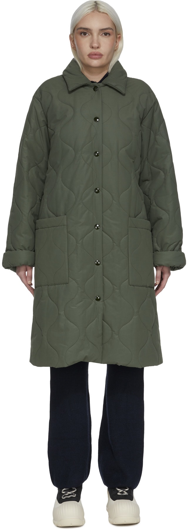 A.P.C.: Vert Manteau Sarah Vert - 1