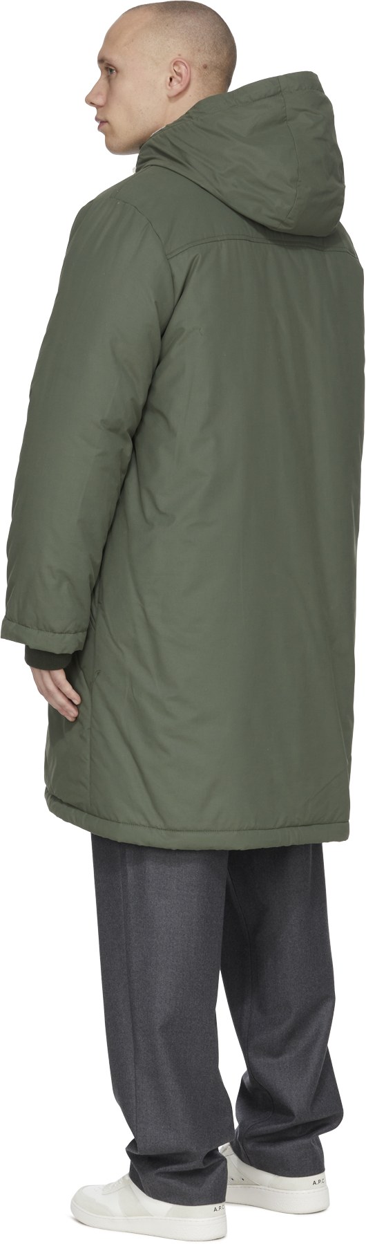 A.P.C.: Green Hector Parka - 3