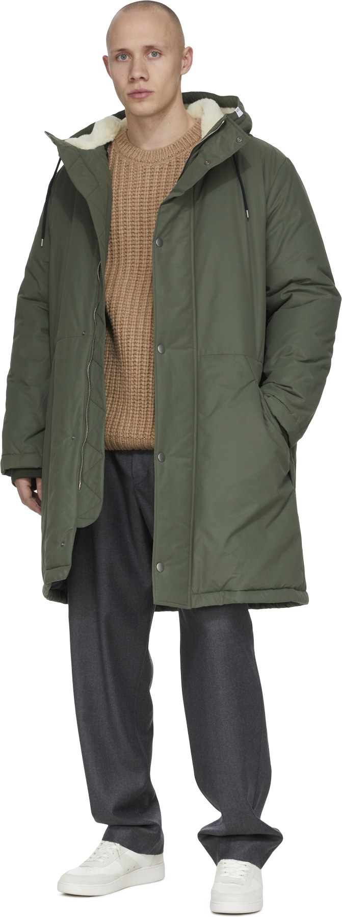 A.P.C.: Green Hector Parka - 4