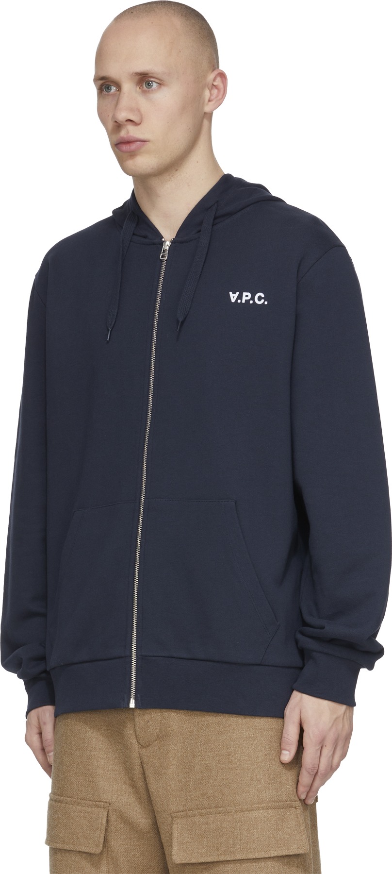 A.P.C.: Blue Quentin Hoodie - 2