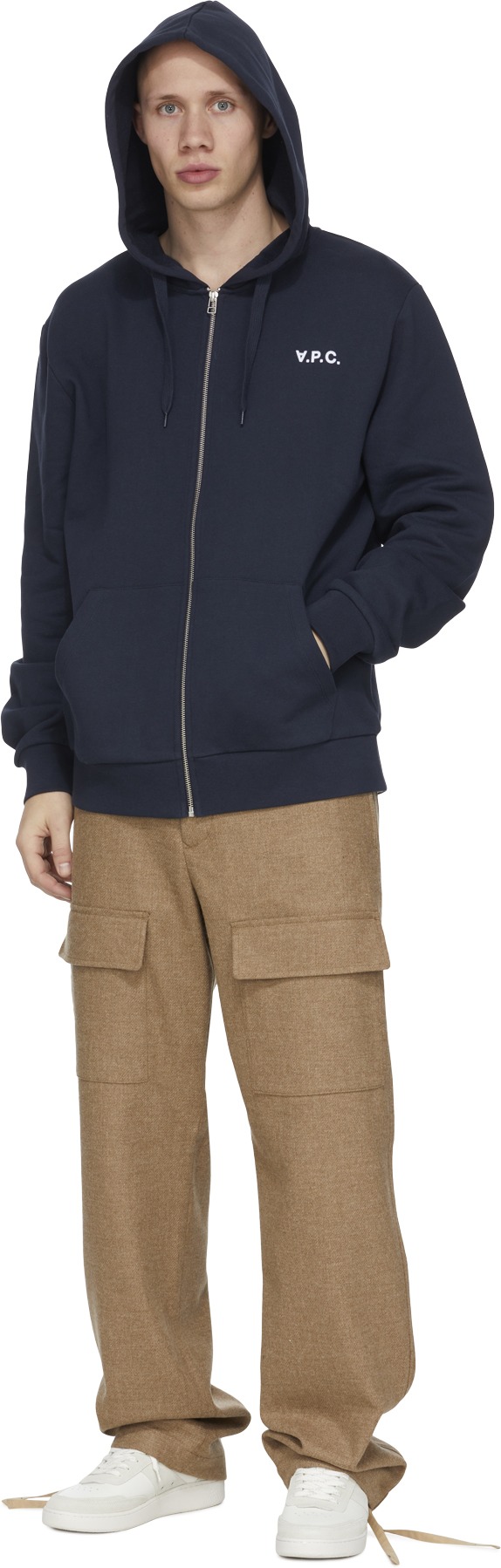 A.P.C.: Bleu Pull à Capuche Quentin Bleu - 4