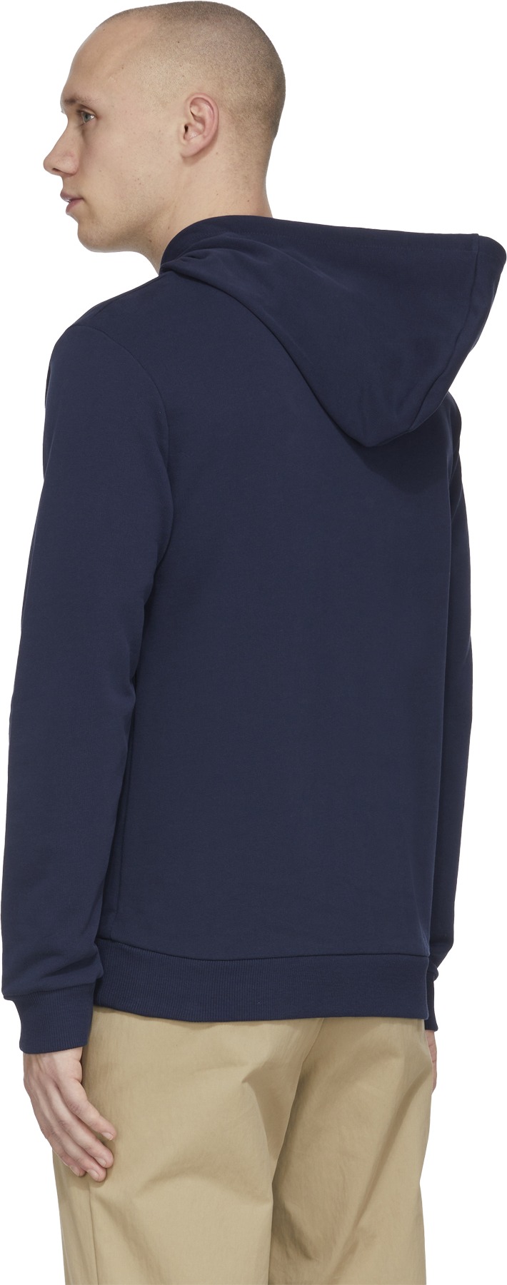 A.P.C.: Bleu Pull à Capuche Item H Bleu - 3