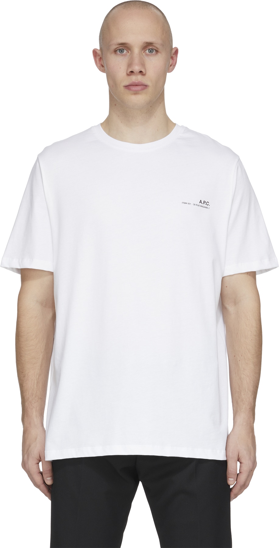 A.P.C.: White Item T-Shirt - 1