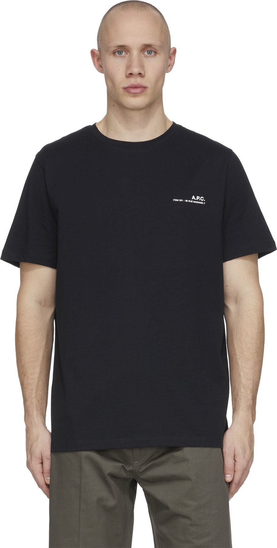 A.P.C.: Black Item T-Shirt - 1