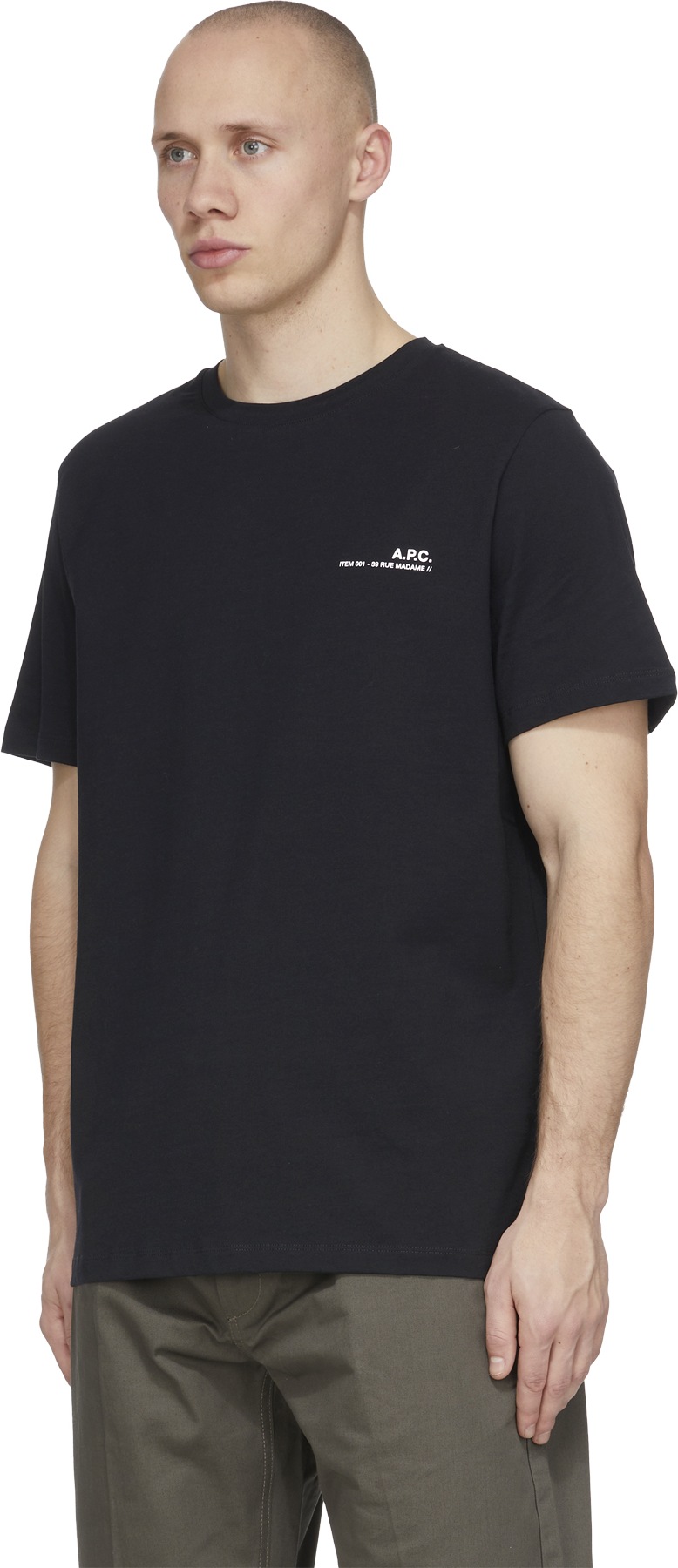 A.P.C.: Black Item T-Shirt - 2