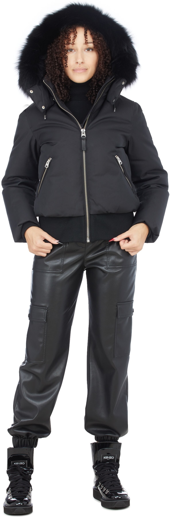 Mackage: Noir Blouson Aviateur Cory-BX Noir - 4