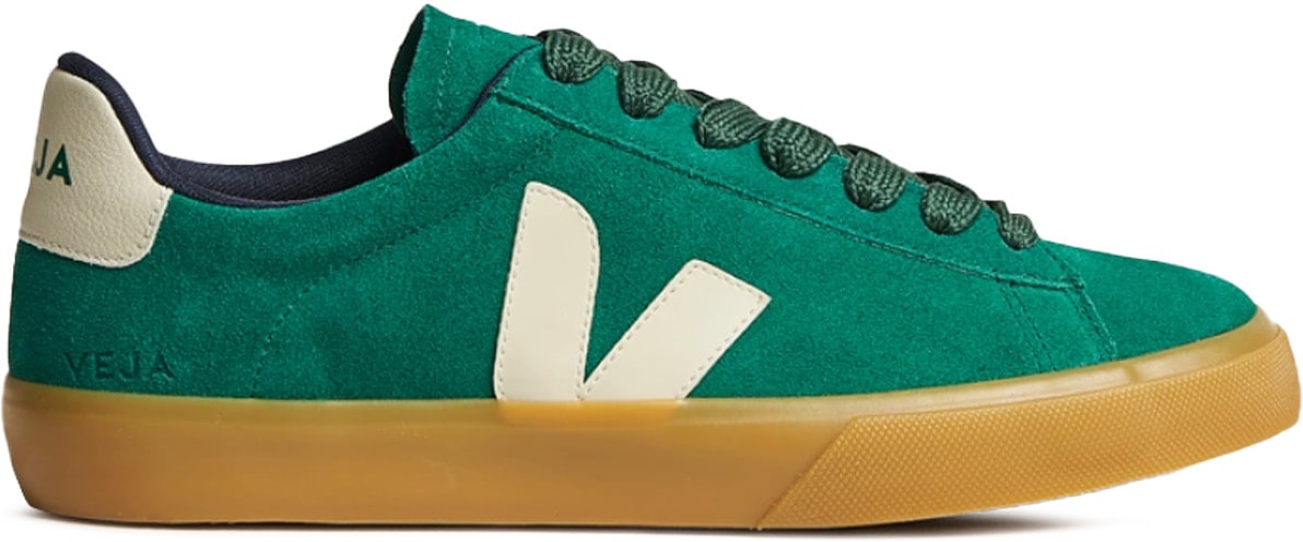 VEJA: Green Campo Bold Suede - 1