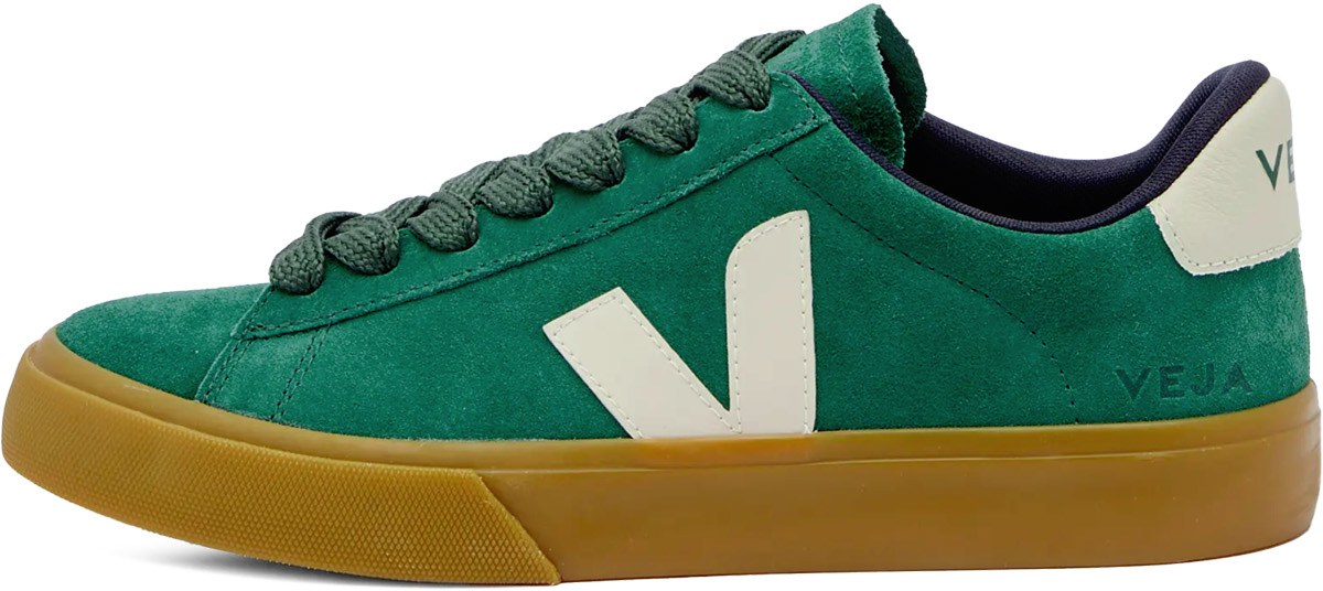 VEJA: Vert Field Bold Suede Vert - 2