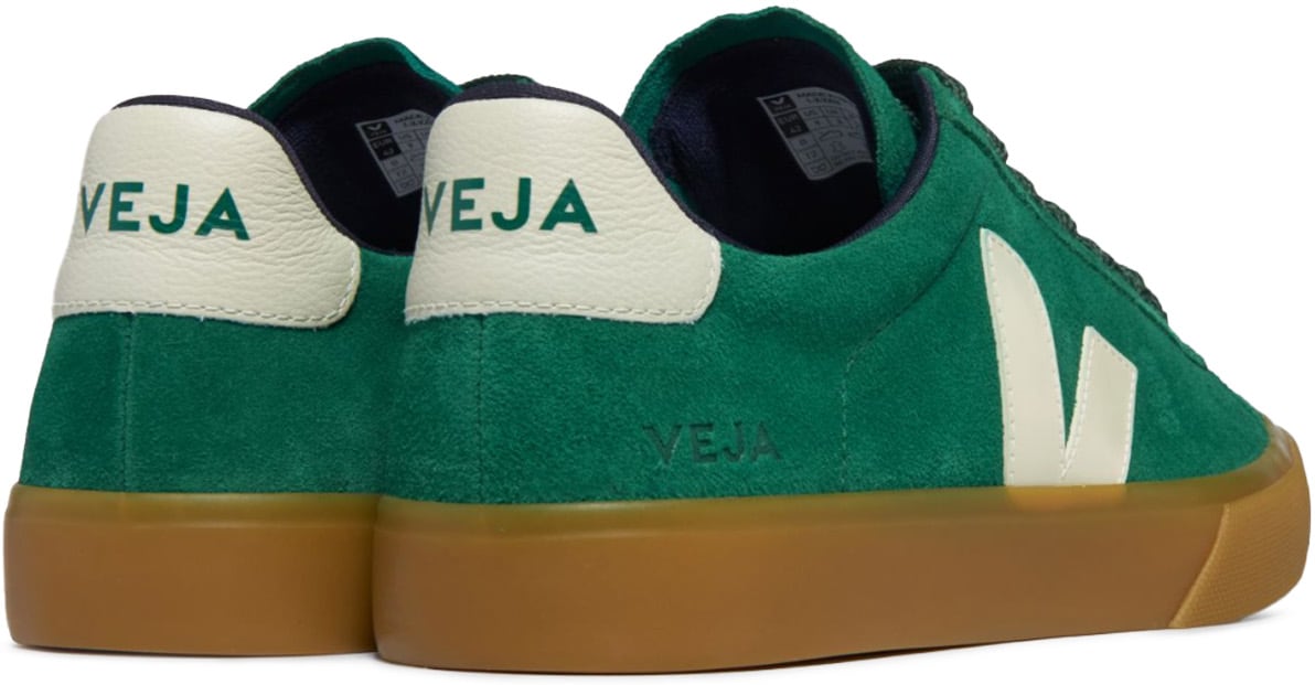 VEJA: Green Campo Bold Suede - 4