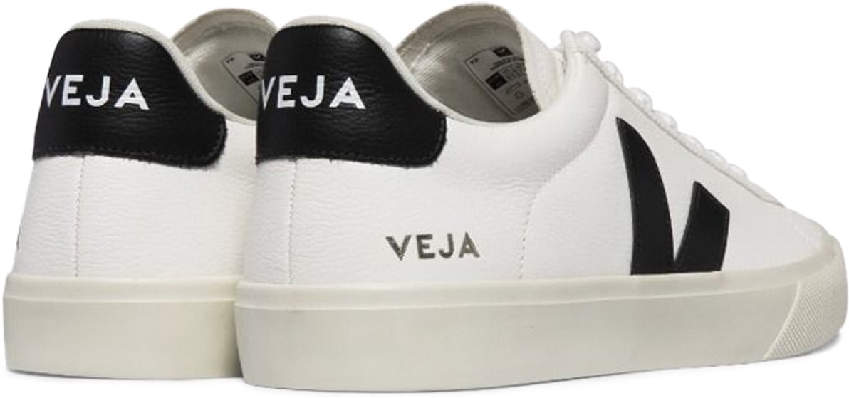 VEJA: White Campo Chromefree Leather - 4