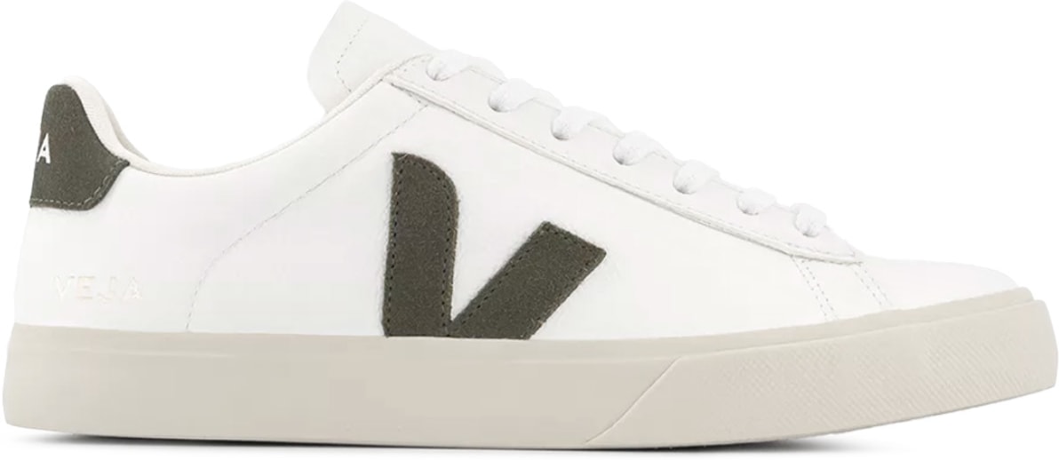 VEJA: White Campo Chromefree Leather - 1