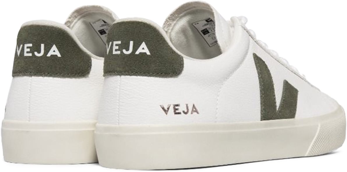 VEJA: White Campo Chromefree Leather - 4