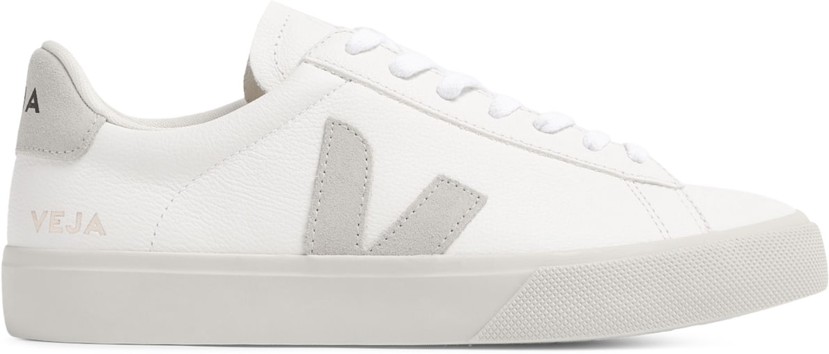 VEJA: White Campo Chromefree Leather - 1