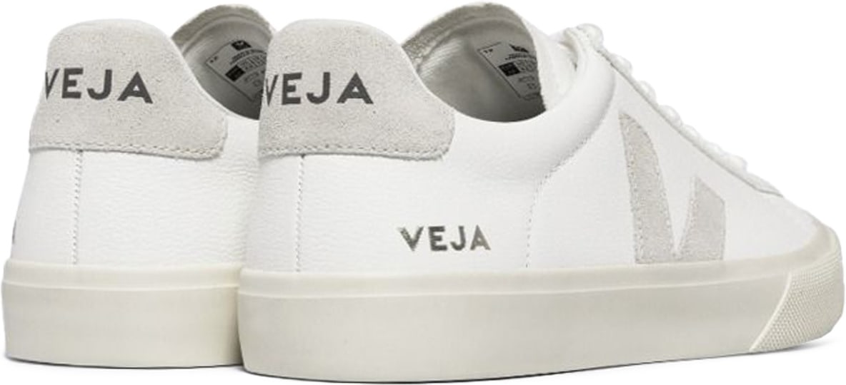 VEJA: White Campo Chromefree Leather - 4