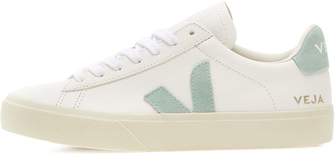 VEJA: Blanc Campo Chromefree Leather Blanc - 2