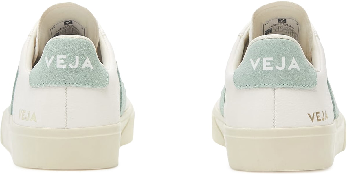 VEJA: Blanc Campo Chromefree Leather Blanc - 4